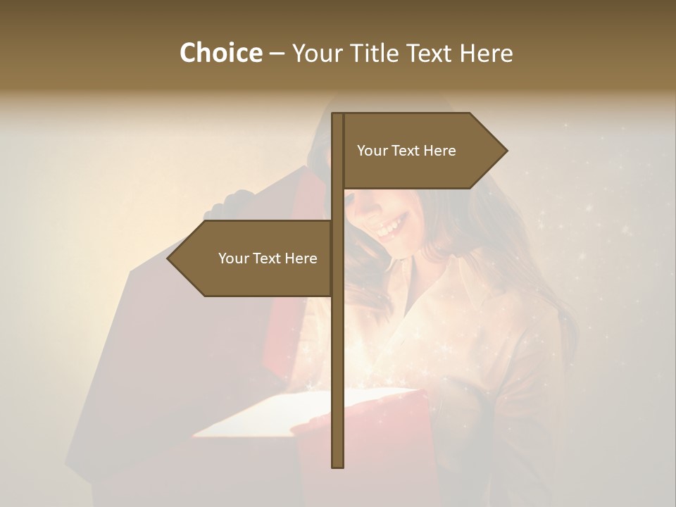 Holiday Red Astonishment PowerPoint Template