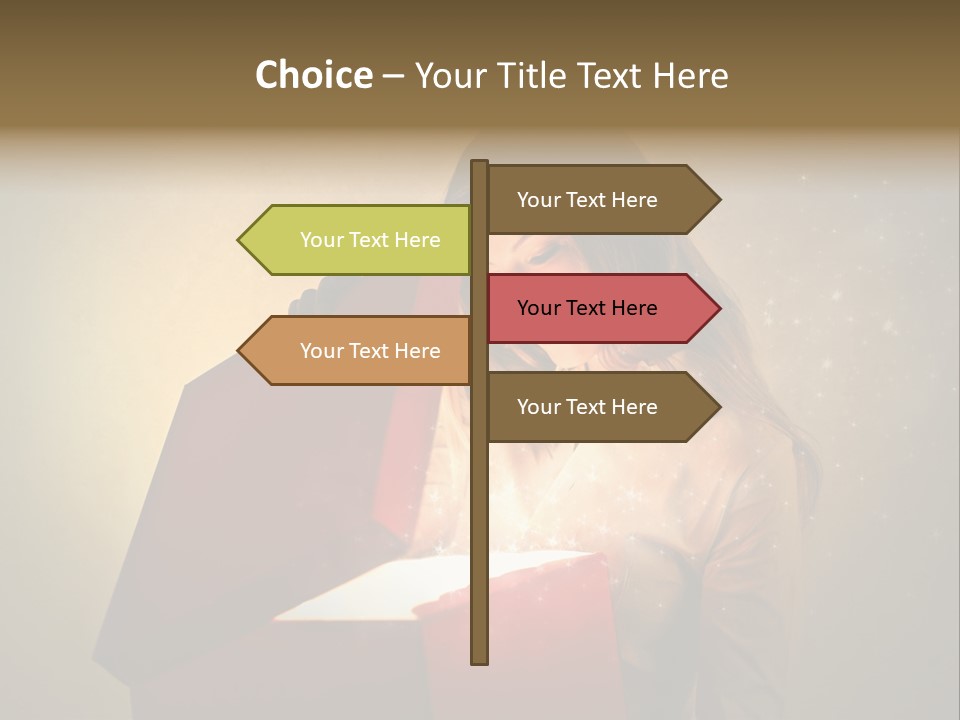 Holiday Red Astonishment PowerPoint Template