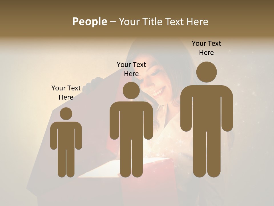 Holiday Red Astonishment PowerPoint Template