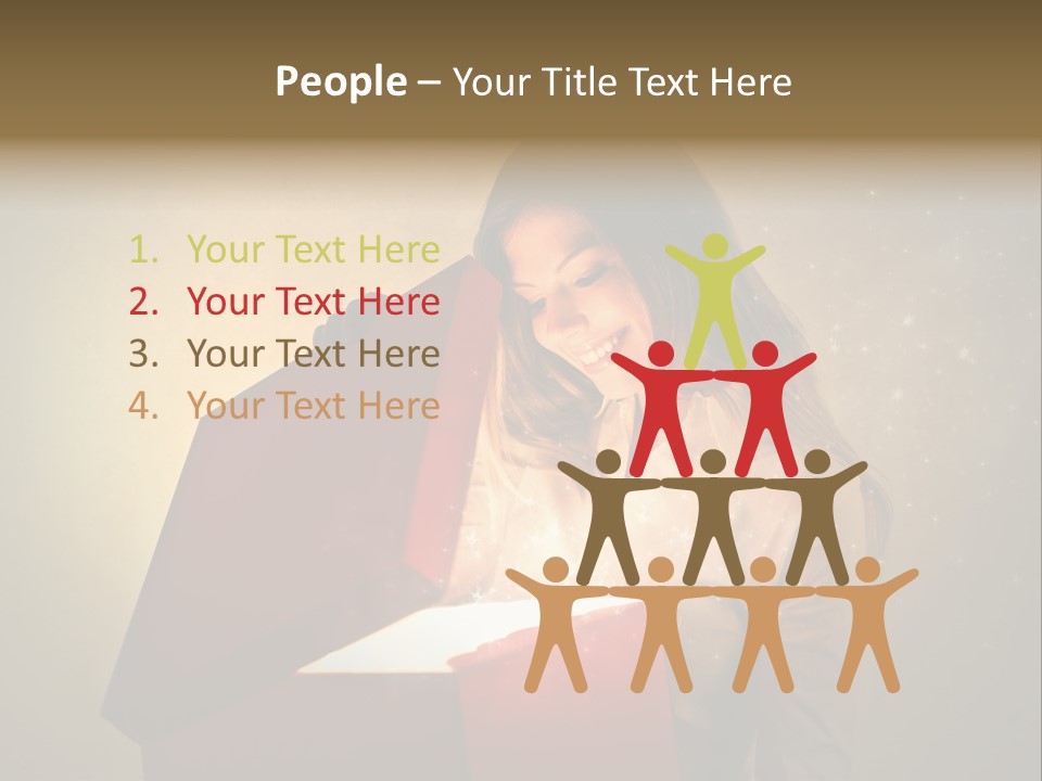 Holiday Red Astonishment PowerPoint Template