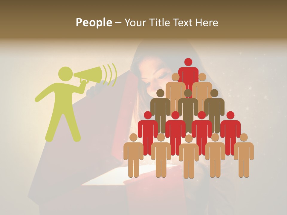 Holiday Red Astonishment PowerPoint Template