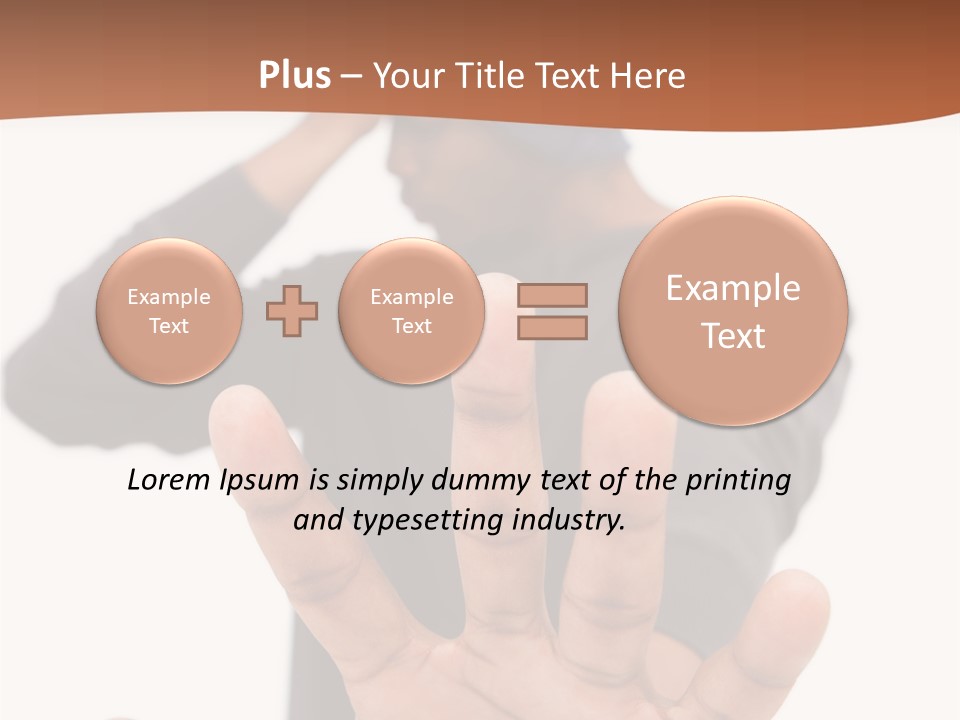 Unhappiness Melancholy Depressed PowerPoint Template