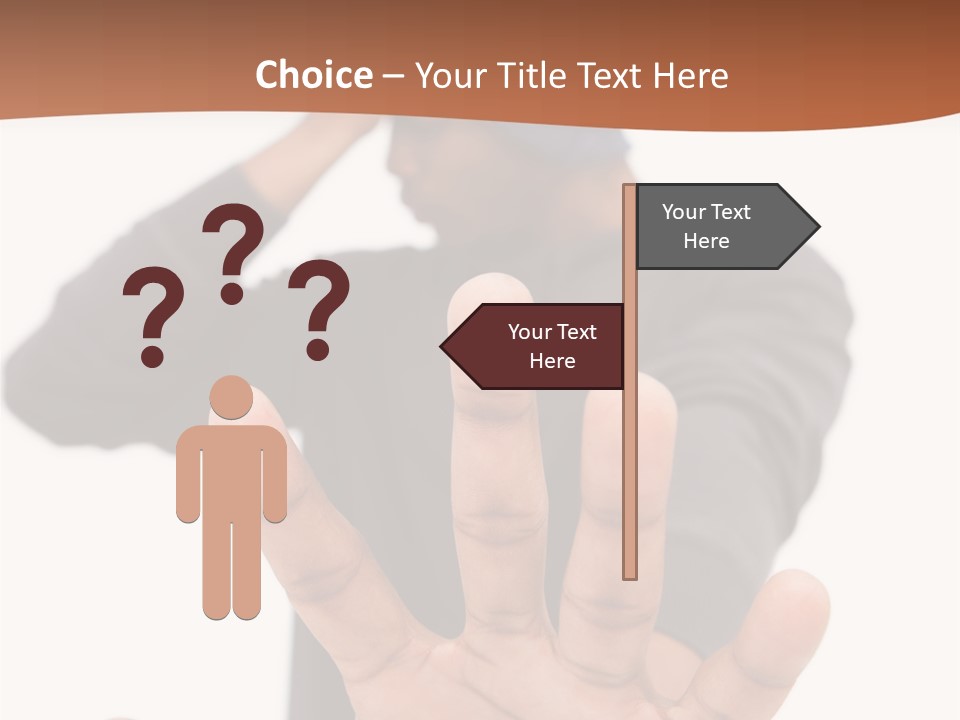 Unhappiness Melancholy Depressed PowerPoint Template