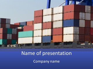 Port Ship Nautical PowerPoint Template