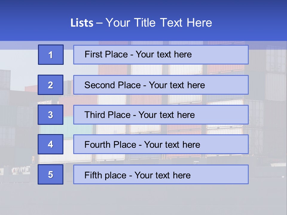 Port Ship Nautical PowerPoint Template