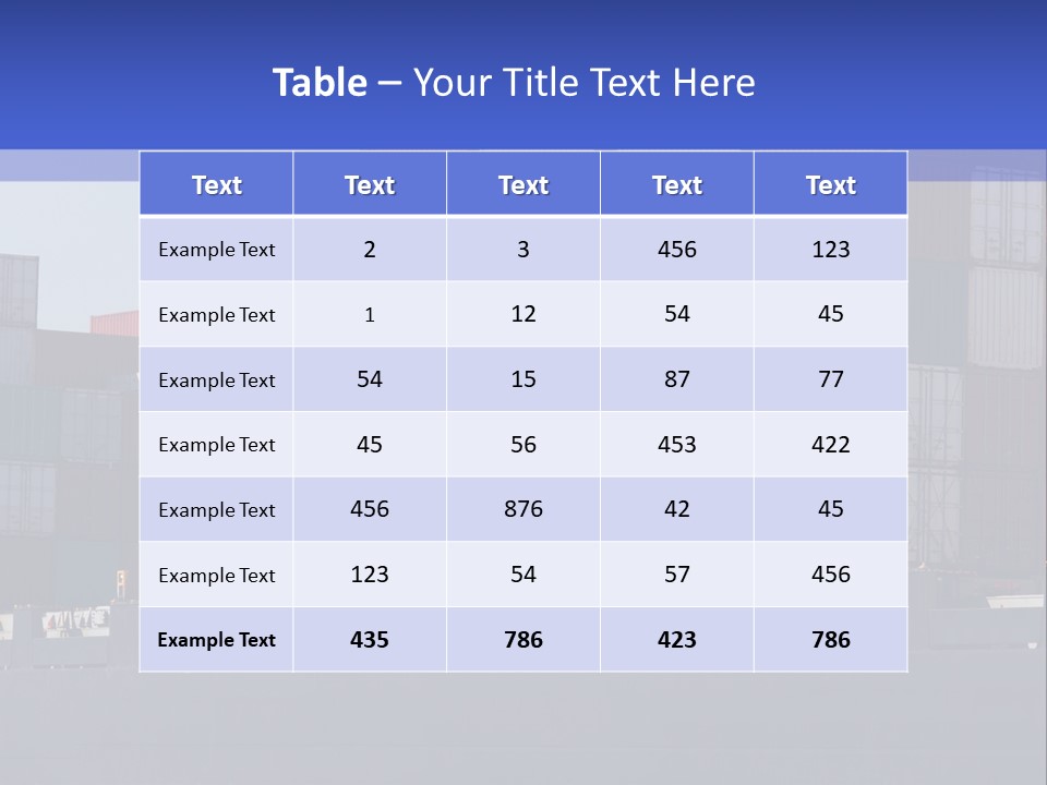 Port Ship Nautical PowerPoint Template