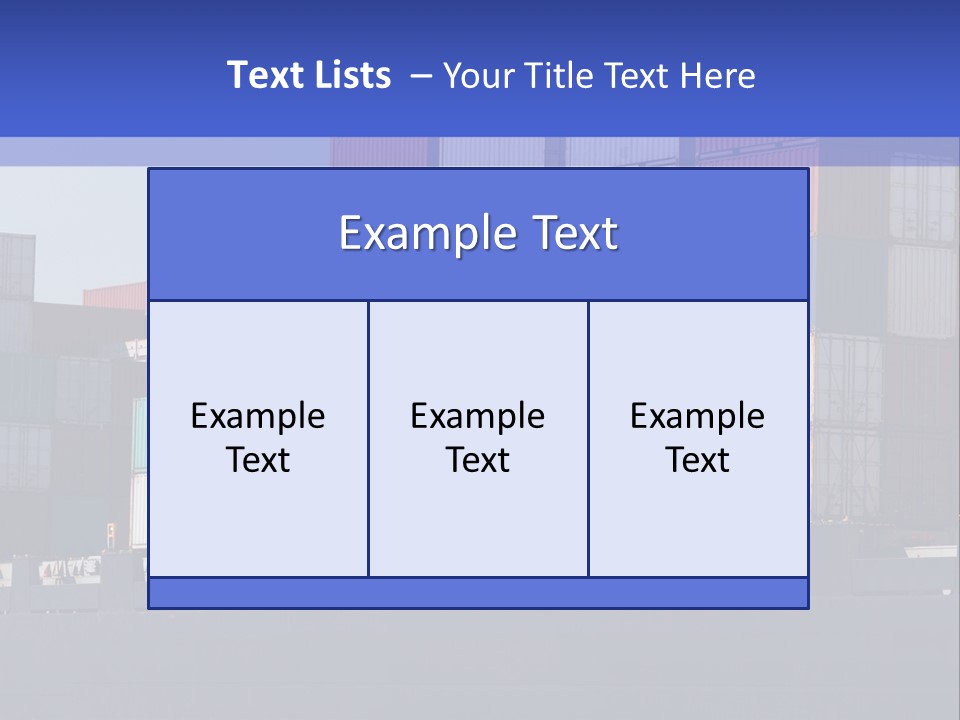 Port Ship Nautical PowerPoint Template