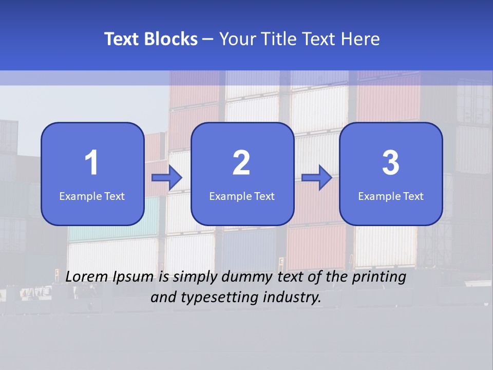 Port Ship Nautical PowerPoint Template