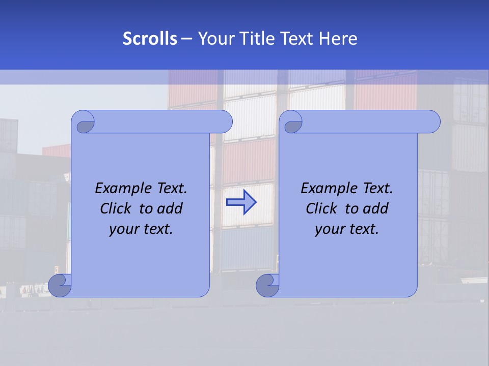 Port Ship Nautical PowerPoint Template