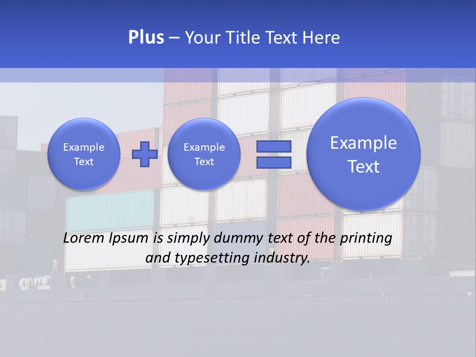 Port Ship Nautical PowerPoint Template