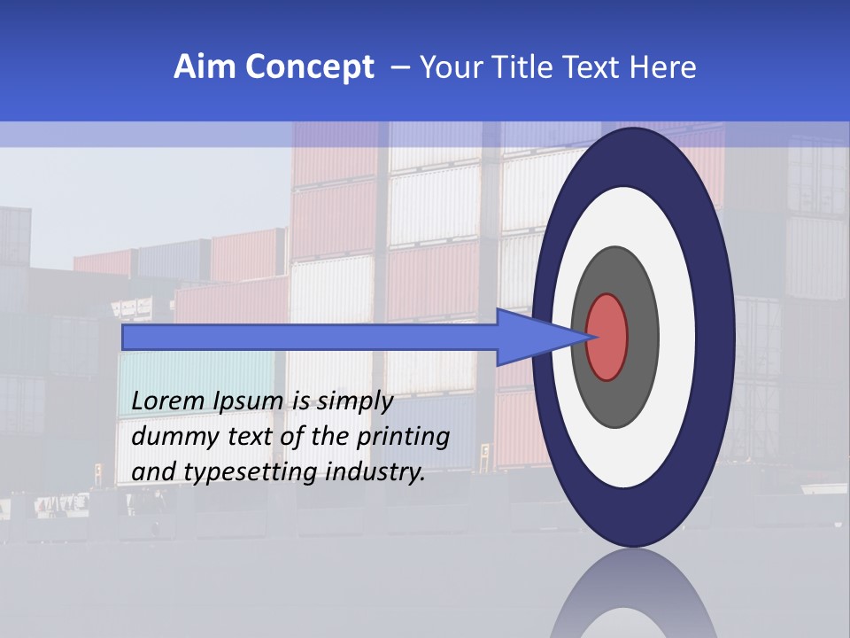 Port Ship Nautical PowerPoint Template