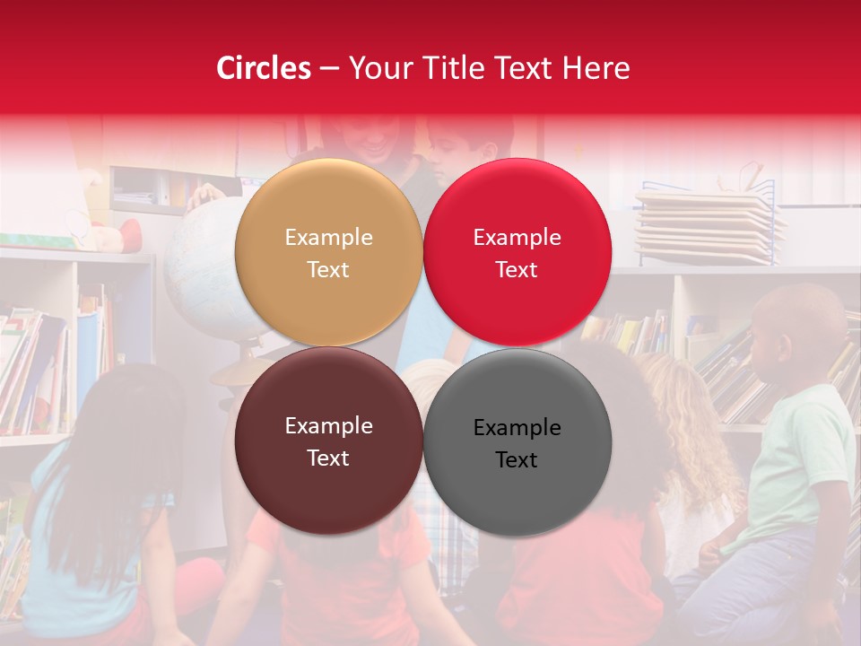 Elementary Group Asking PowerPoint Template