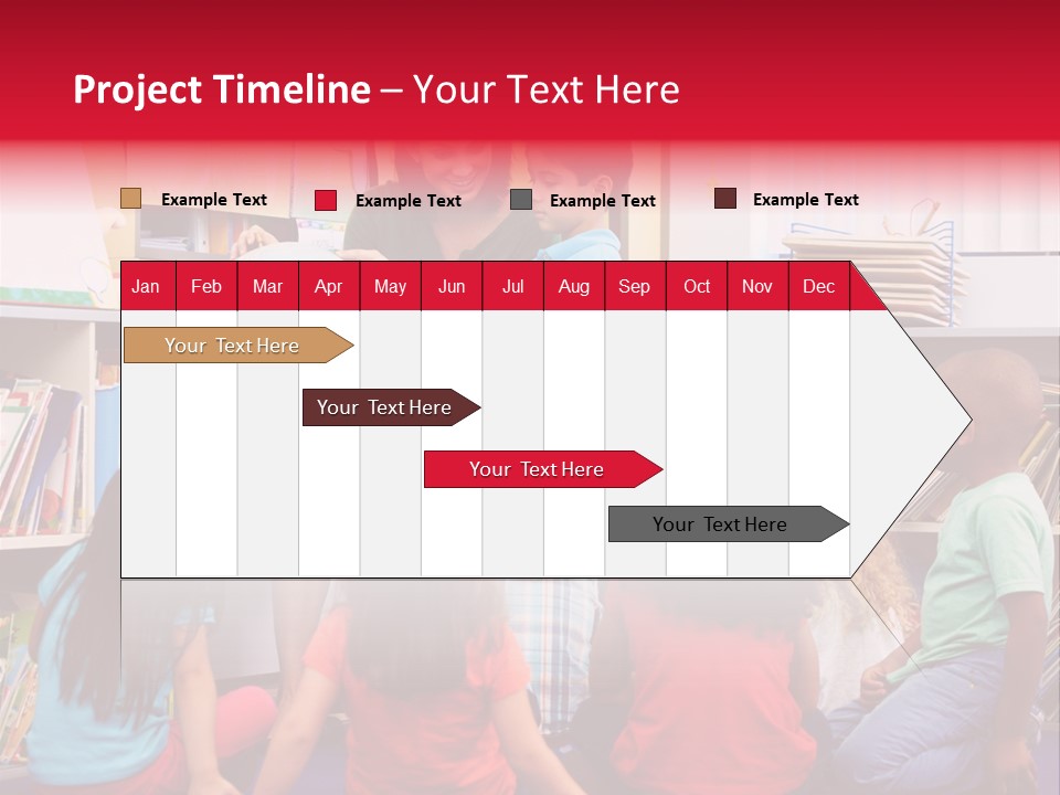 Elementary Group Asking PowerPoint Template
