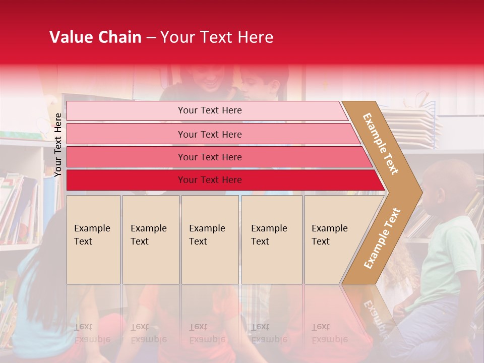 Elementary Group Asking PowerPoint Template
