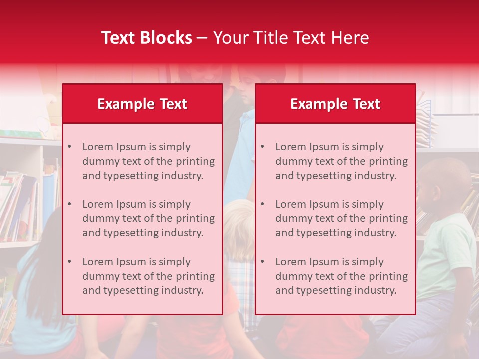 Elementary Group Asking PowerPoint Template