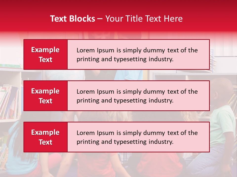 Elementary Group Asking PowerPoint Template