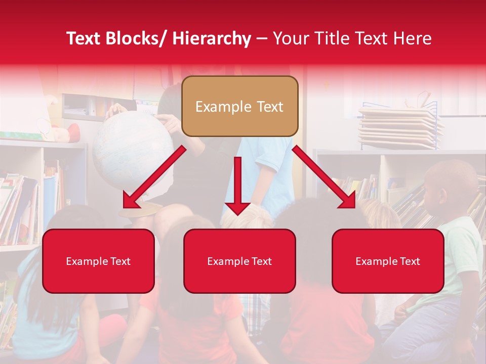 Elementary Group Asking PowerPoint Template