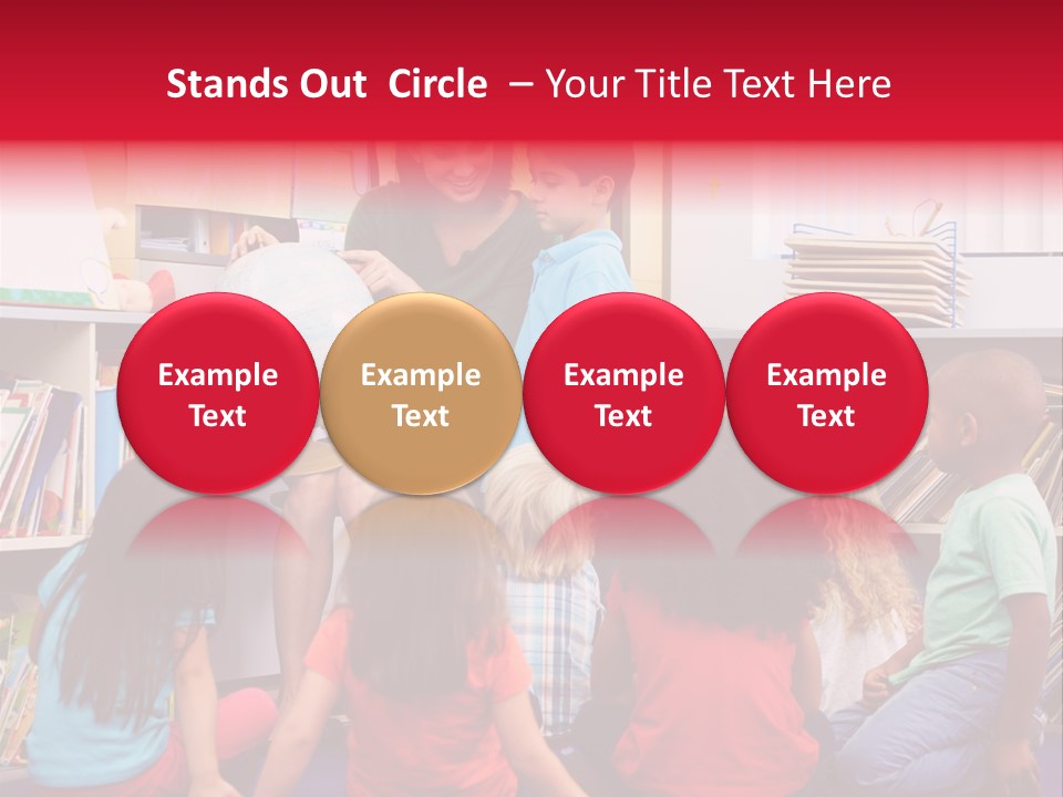 Elementary Group Asking PowerPoint Template