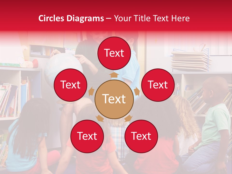 Elementary Group Asking PowerPoint Template