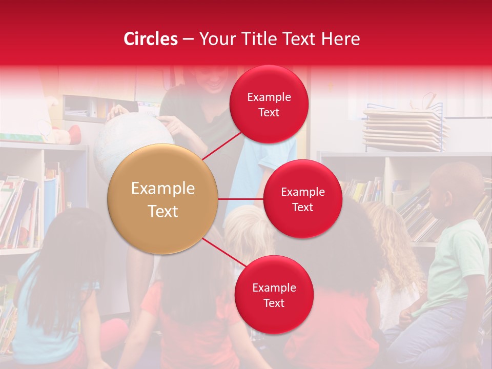 Elementary Group Asking PowerPoint Template