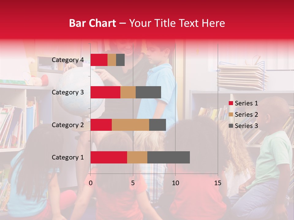 Elementary Group Asking PowerPoint Template