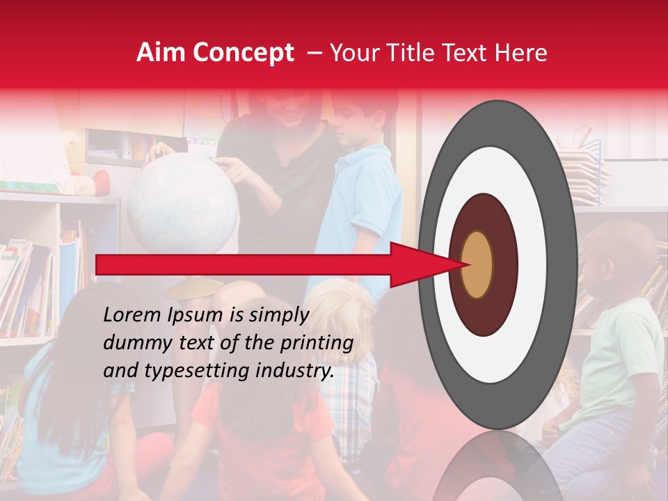 Elementary Group Asking PowerPoint Template