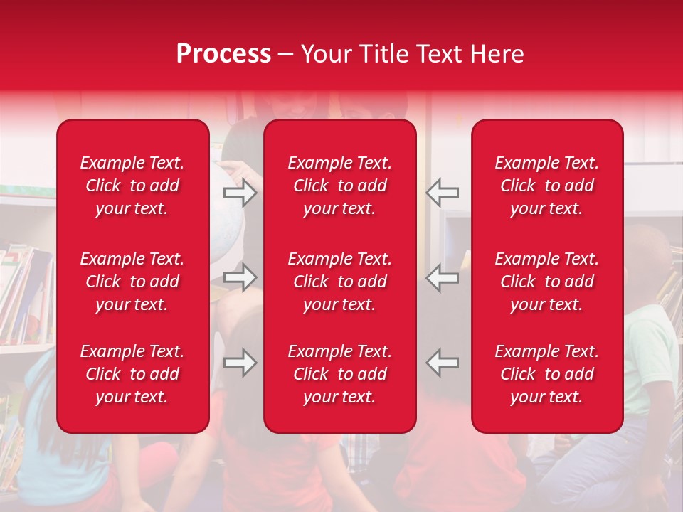 Elementary Group Asking PowerPoint Template