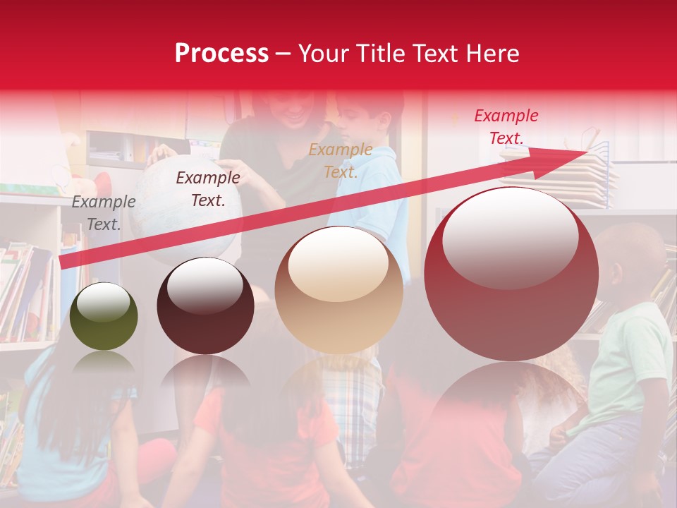Elementary Group Asking PowerPoint Template