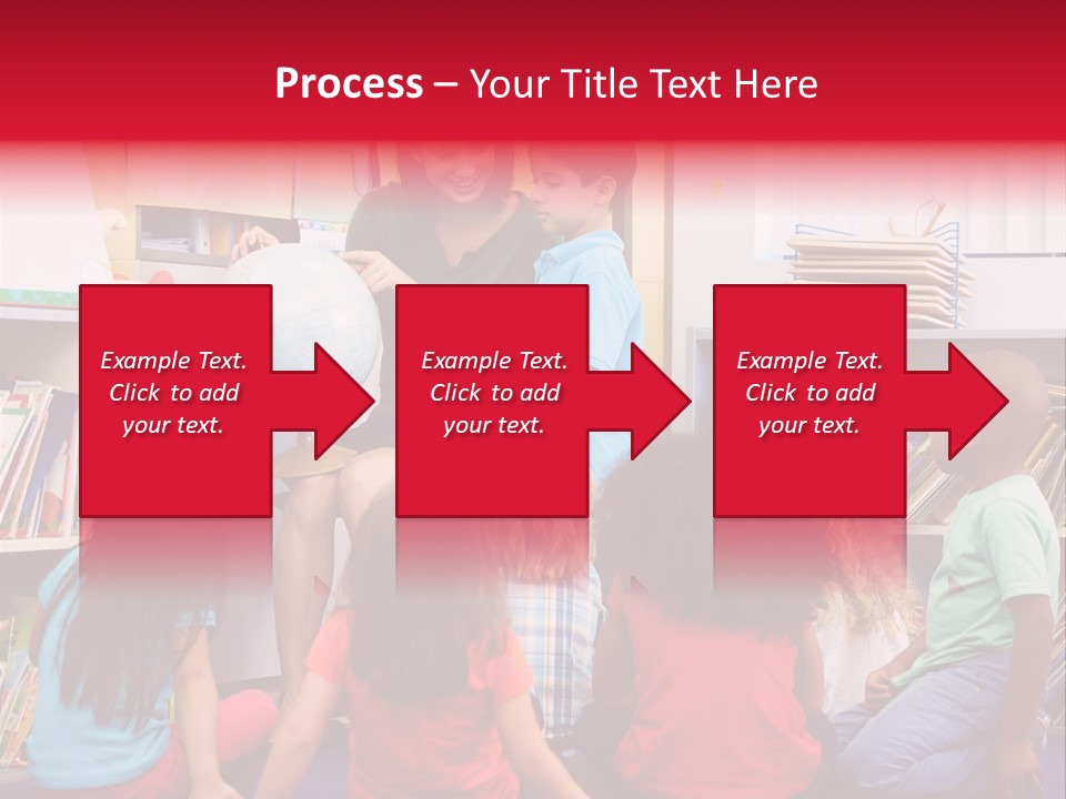 Elementary Group Asking PowerPoint Template