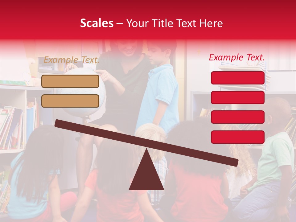 Elementary Group Asking PowerPoint Template