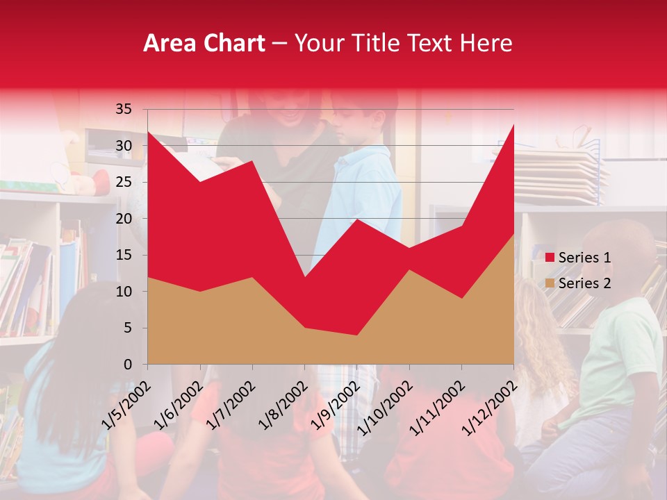 Elementary Group Asking PowerPoint Template