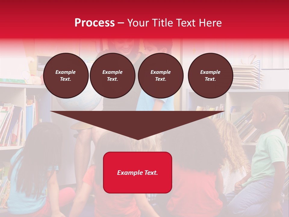 Elementary Group Asking PowerPoint Template