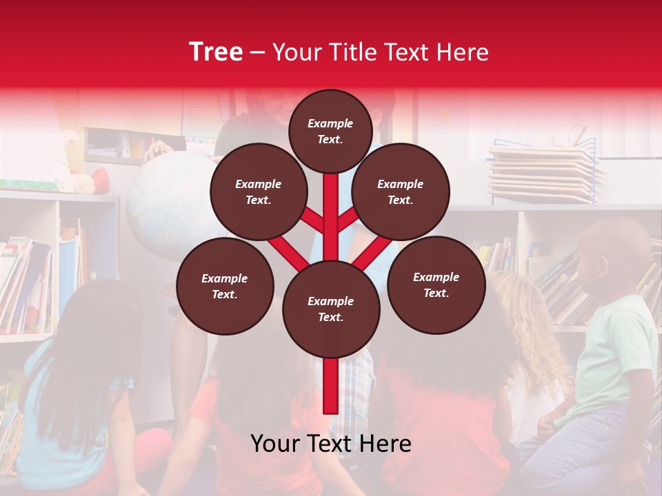 Elementary Group Asking PowerPoint Template