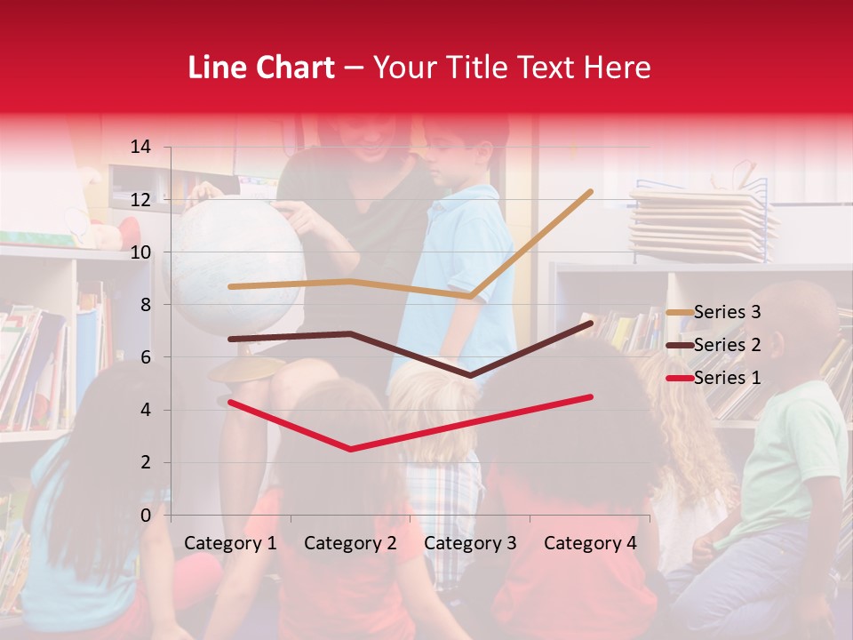 Elementary Group Asking PowerPoint Template
