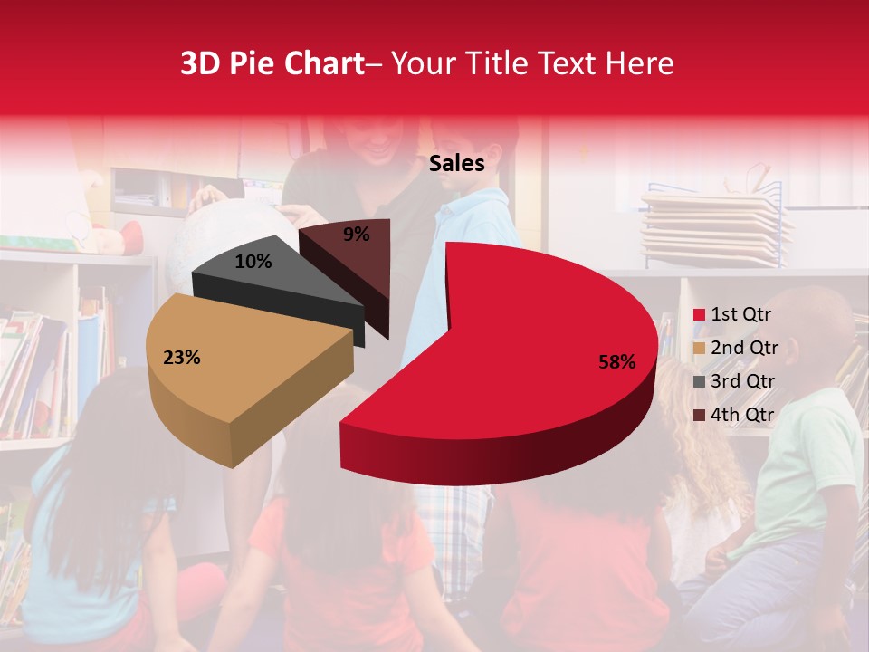 Elementary Group Asking PowerPoint Template