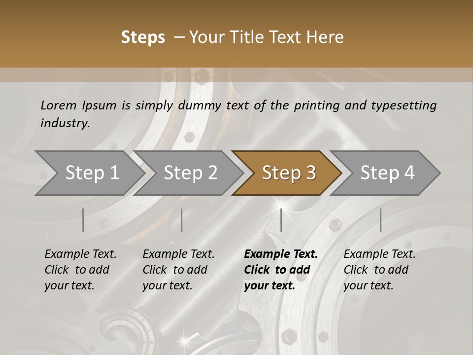 Corroded Steel Corrosion PowerPoint Template