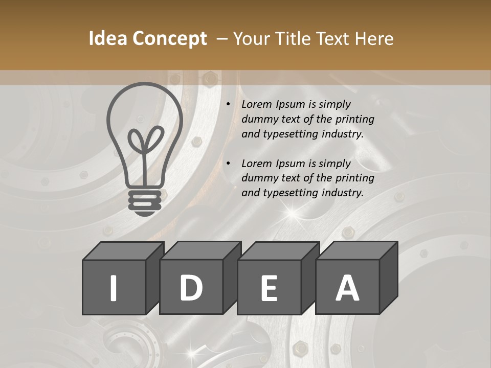 Corroded Steel Corrosion PowerPoint Template