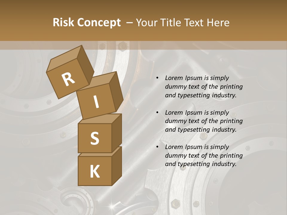 Corroded Steel Corrosion PowerPoint Template