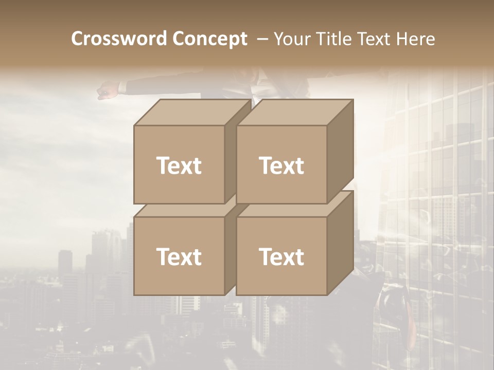 Befreiung Freiheit Rausspringen PowerPoint Template