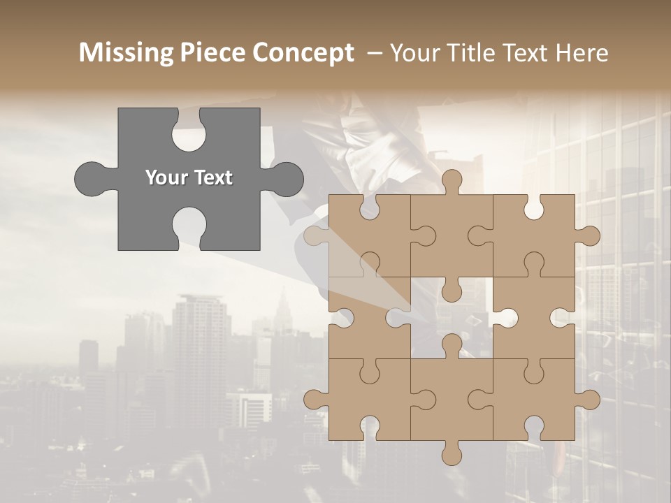 Befreiung Freiheit Rausspringen PowerPoint Template