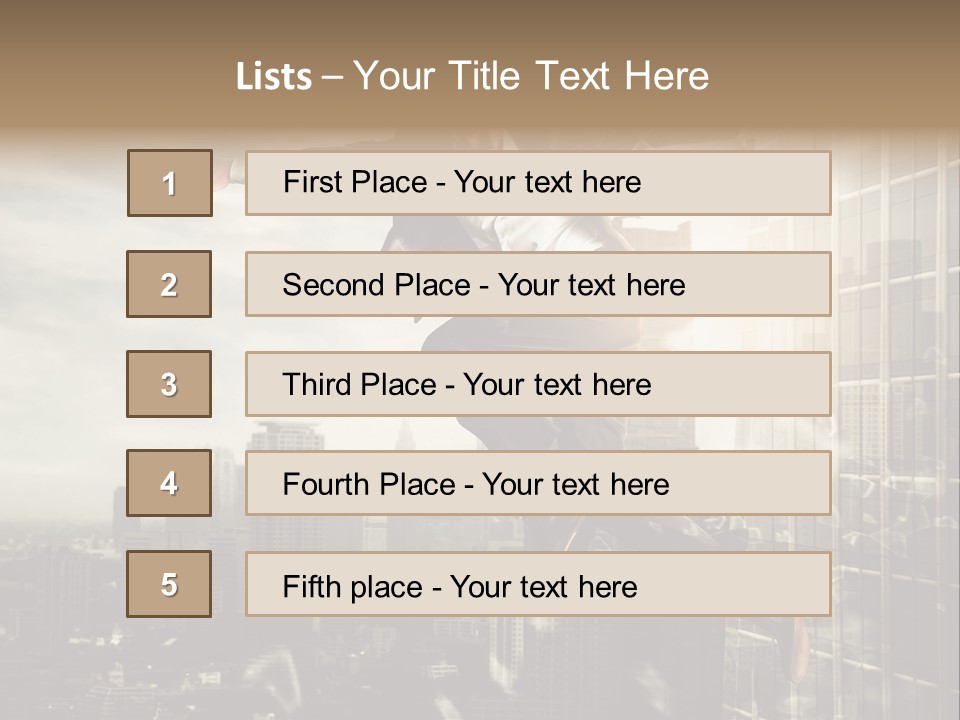 Befreiung Freiheit Rausspringen PowerPoint Template