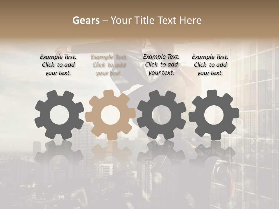 Befreiung Freiheit Rausspringen PowerPoint Template