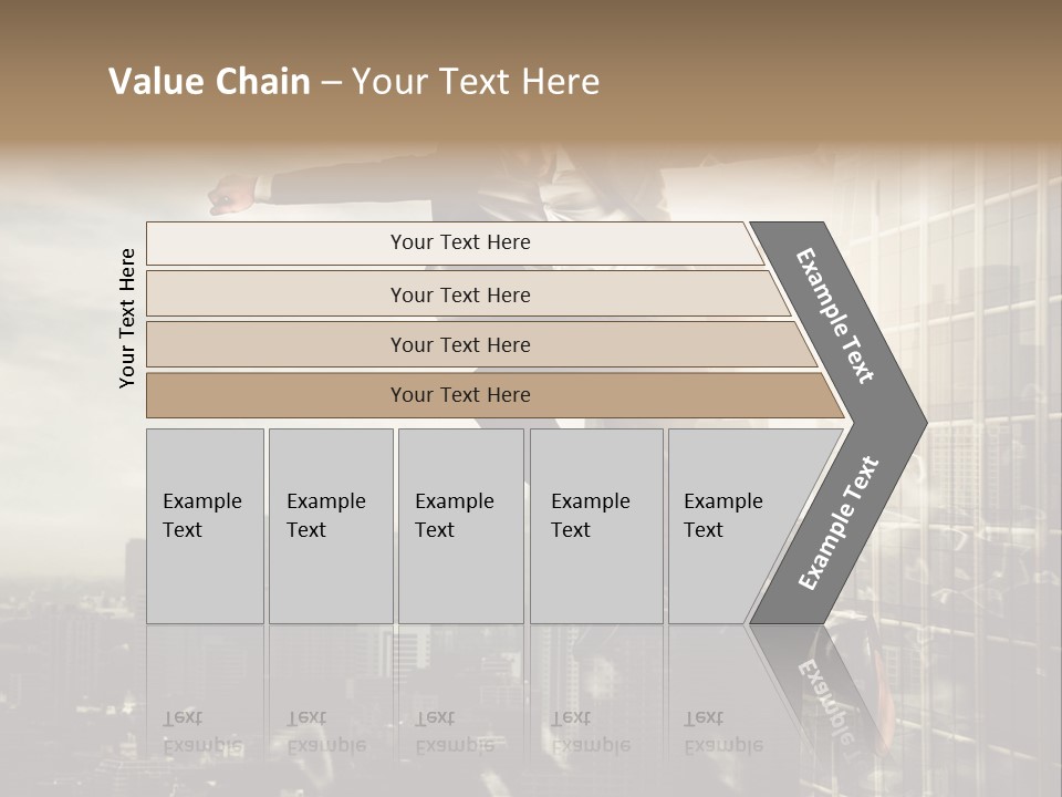 Befreiung Freiheit Rausspringen PowerPoint Template