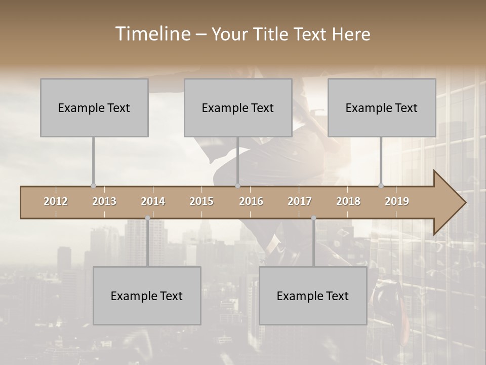 Befreiung Freiheit Rausspringen PowerPoint Template
