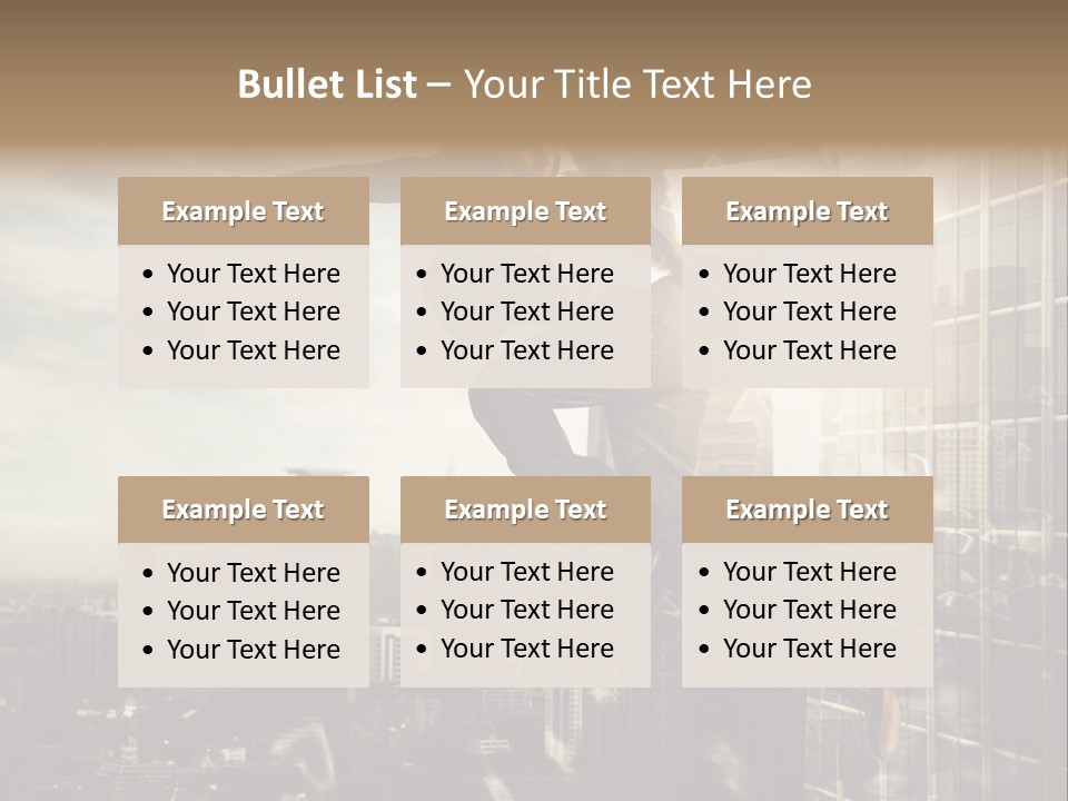 Befreiung Freiheit Rausspringen PowerPoint Template