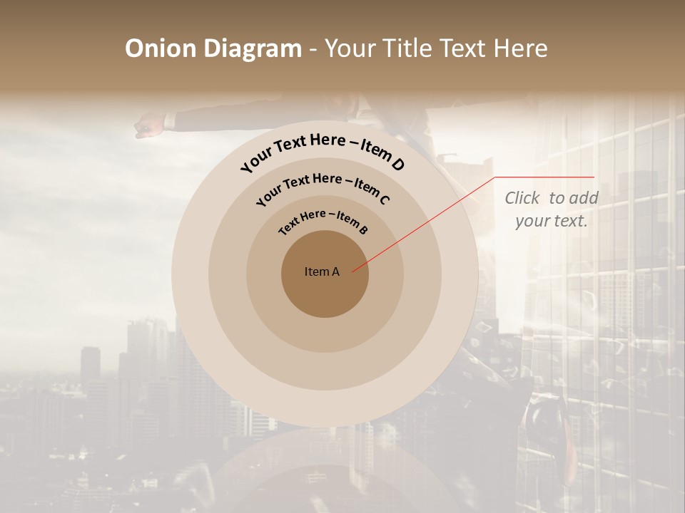 Befreiung Freiheit Rausspringen PowerPoint Template