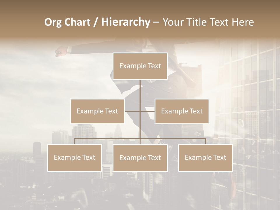 Befreiung Freiheit Rausspringen PowerPoint Template