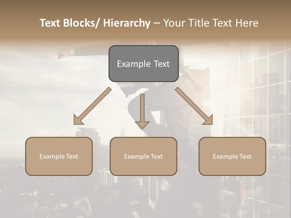 Befreiung Freiheit Rausspringen PowerPoint Template