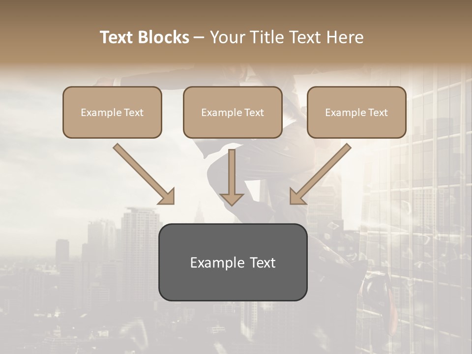 Befreiung Freiheit Rausspringen PowerPoint Template