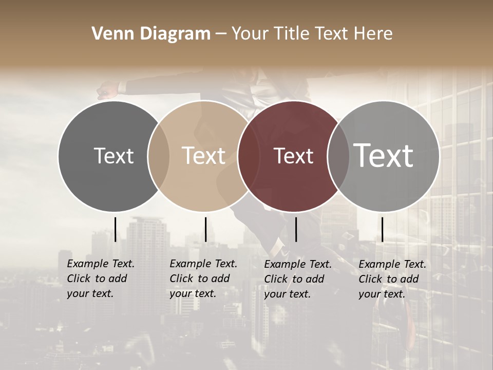 Befreiung Freiheit Rausspringen PowerPoint Template